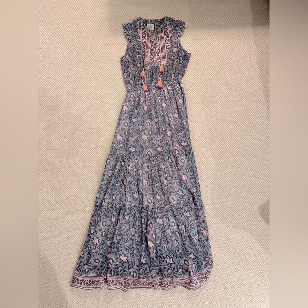 Alicia Bell maxi - Flutter sleeve, smock waist.